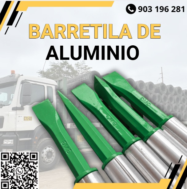 Servicio de cotización para barretillas de aluminio