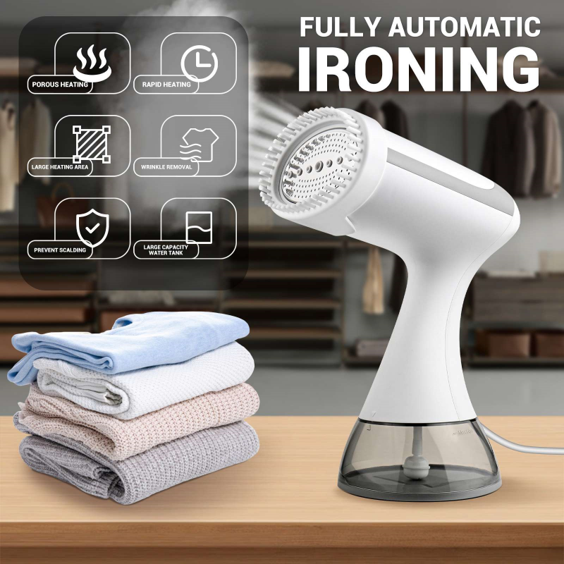 Garment Steamer Clothes Cleaning and Steaming White for Traveling64594519881857121