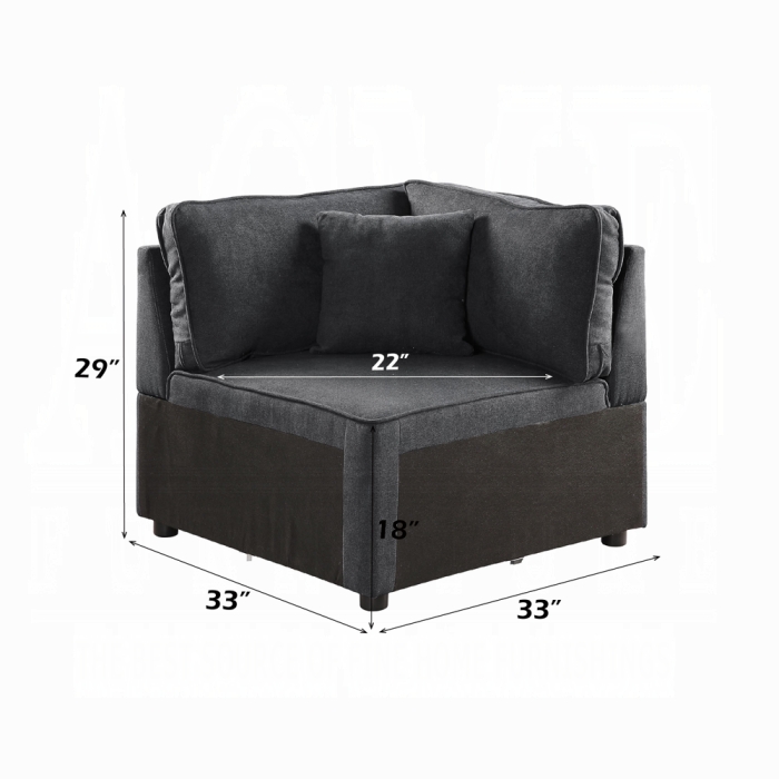 Silvester Modular - Wedge W/Pillow64670412342145121