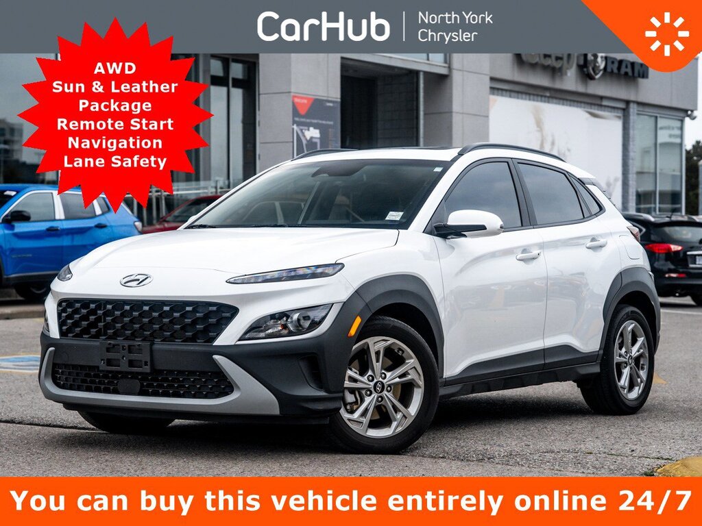 2023 Hyundai Kona Preferred AWD w/Sun & Leather Package Remote Start