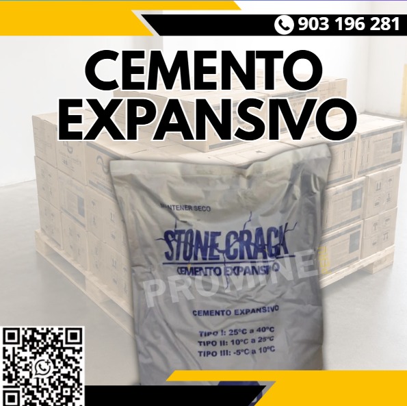Venta de Mortero Demoledor No Detonante para Roca