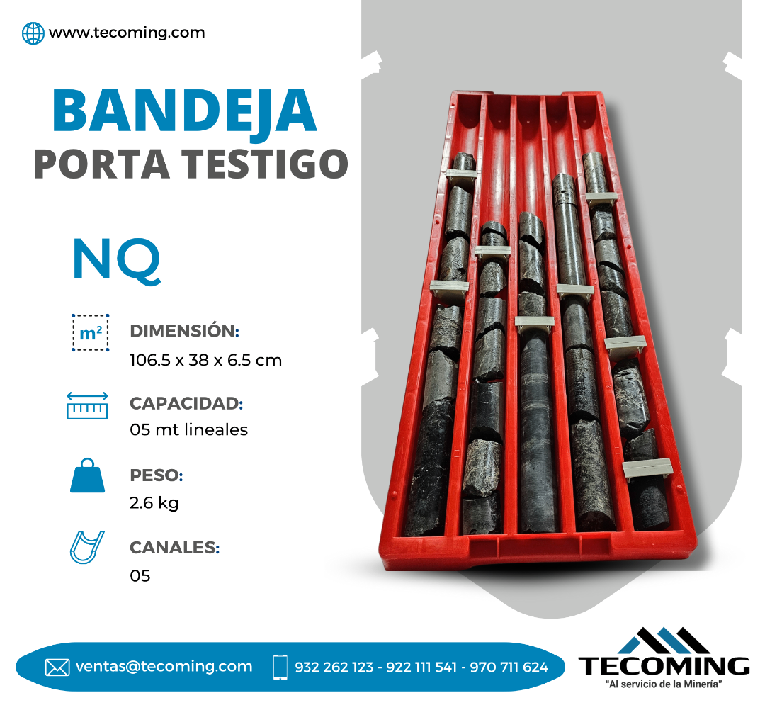 NQ CORE SAMPLE TRAYS FOR CORE STORAGE