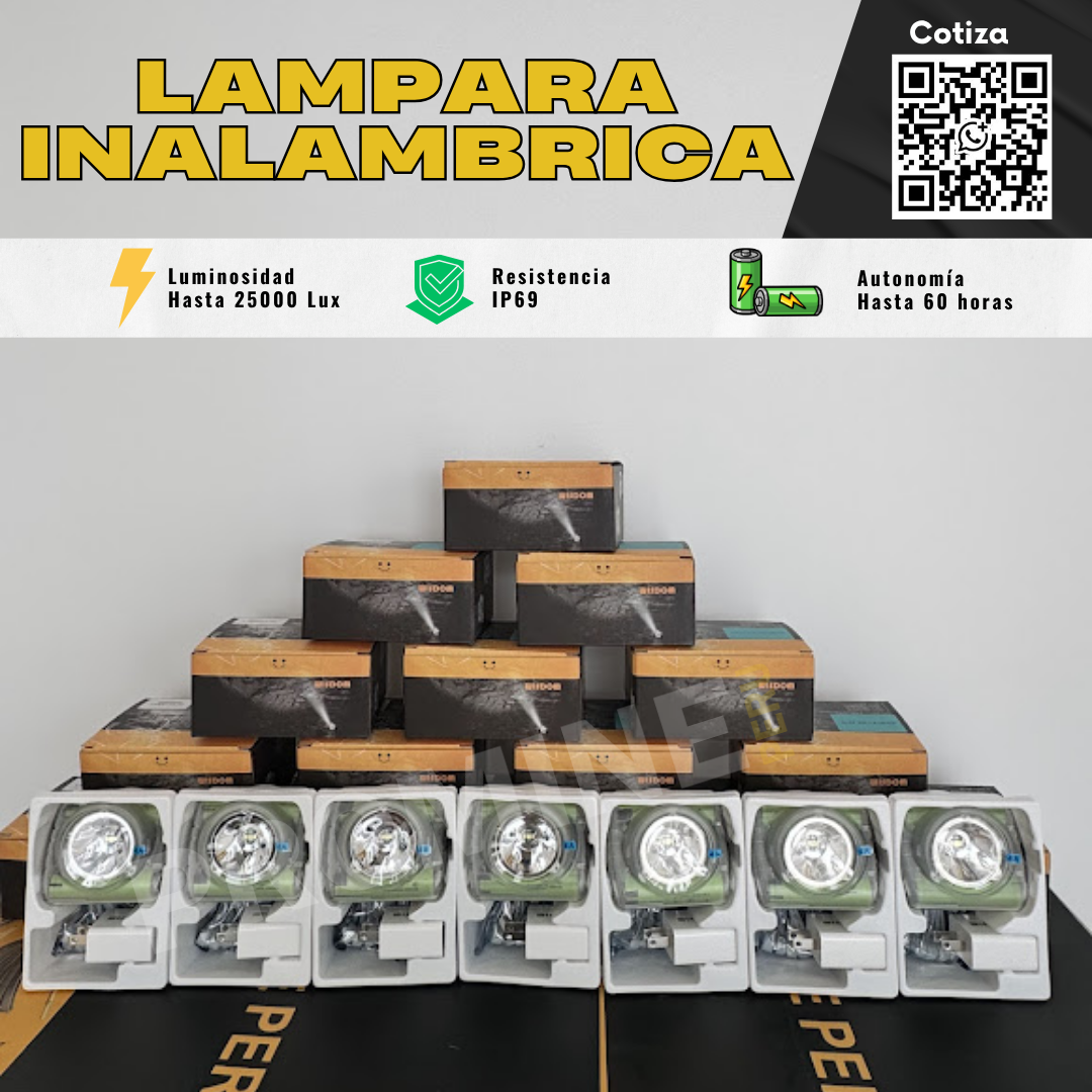 Lámpara 4A inalámbrica – Iluminación LED - Mina