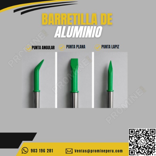 Servicio de Barretillas de Aluminio para Minería Subterránea