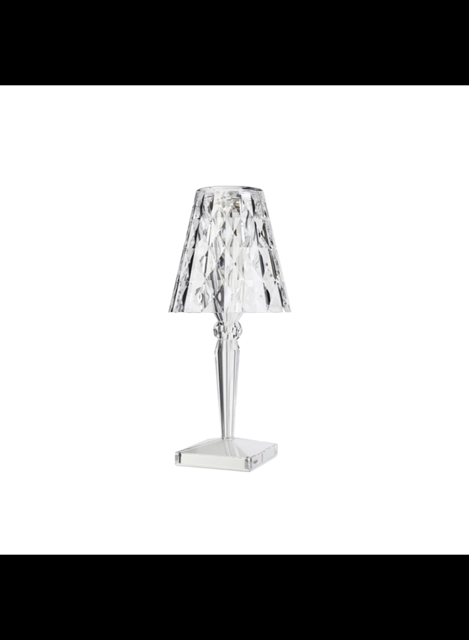 BIG BATTERY BATTERY VERSION OUTDOOR CRYSTAL TABLE LAMP