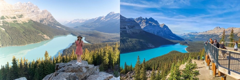 <2 días>【Ida y vuelta desde Calgary | Alojamiento dentro del parque·Residencia en el bosque】Corto recorrido por las Montañas Rocosas en verano｜ 2 parques y 3 lagos: Parque Nacional Banff + Parque Nacional Yoho, Lago Louise + Lago Moraine + Lago Esmeralda, vista panorámica del icónico hotel Fairmont Banff Springs + Cañón Johnston, incluye entrada a los parques nacionales + traslado al aeropuerto de Calgary64118880551553123