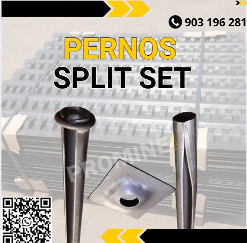 Servicio de venta de pernos split set
