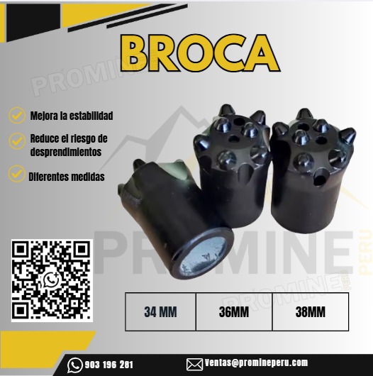 Provisión de Brocas para Minería con Soporte Técnico