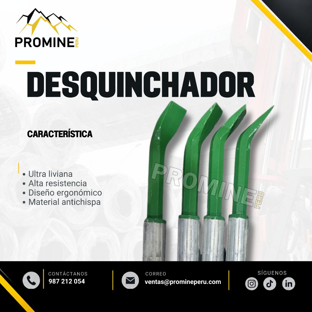 Servicio de desquinchado con herramientas Promine
