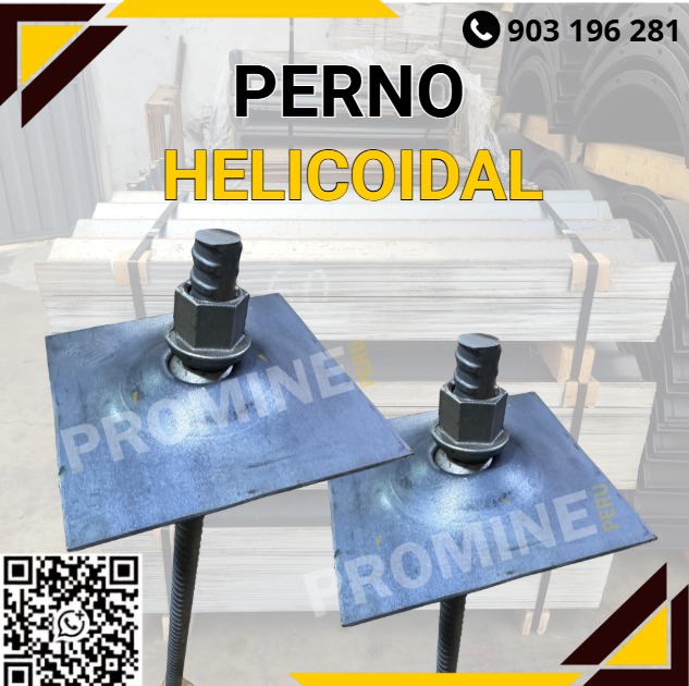 Servicio de suministro de pernos helicoidales para sostenimiento