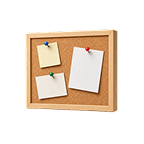 Wooden Frame Cork Bulletin Board For Sale