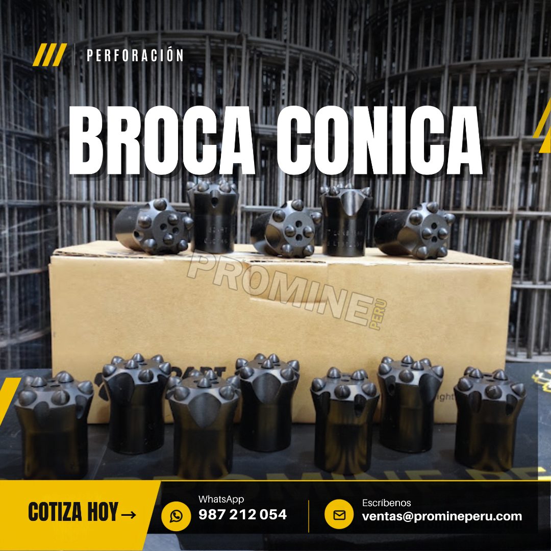 Industrial Drilling Service with Conical Bits