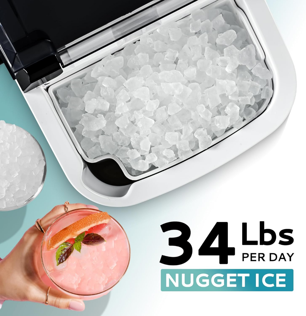 (Original $190) EUHOMY Nugget Ice Maker Countertop - Open Box63158758985603122