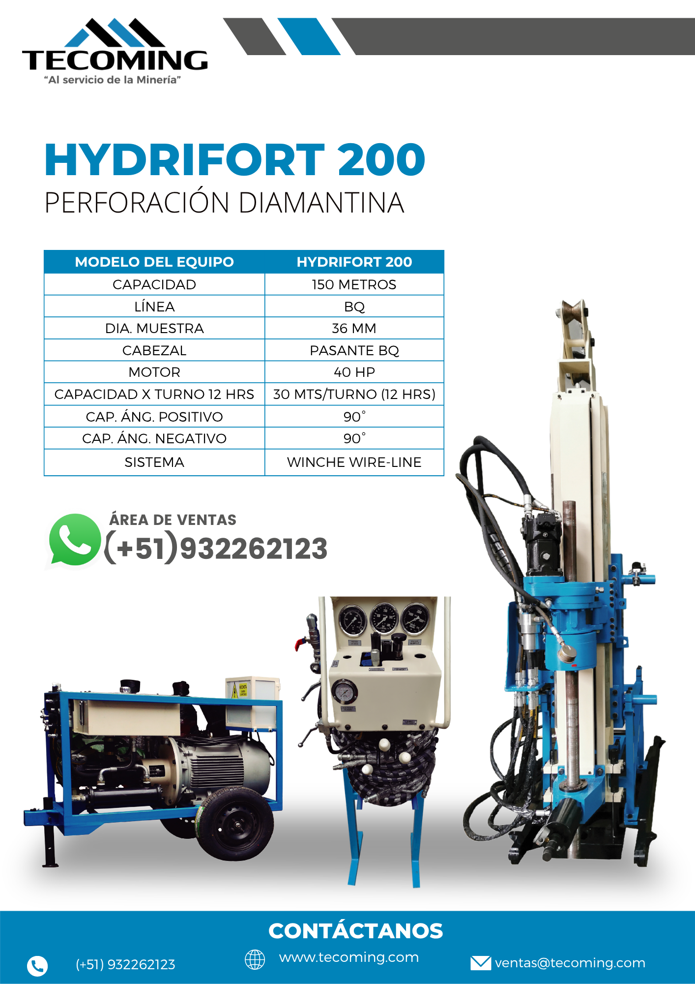 Ofrecemos Servicio Profesional de Perforación Diamantina Hidráulica