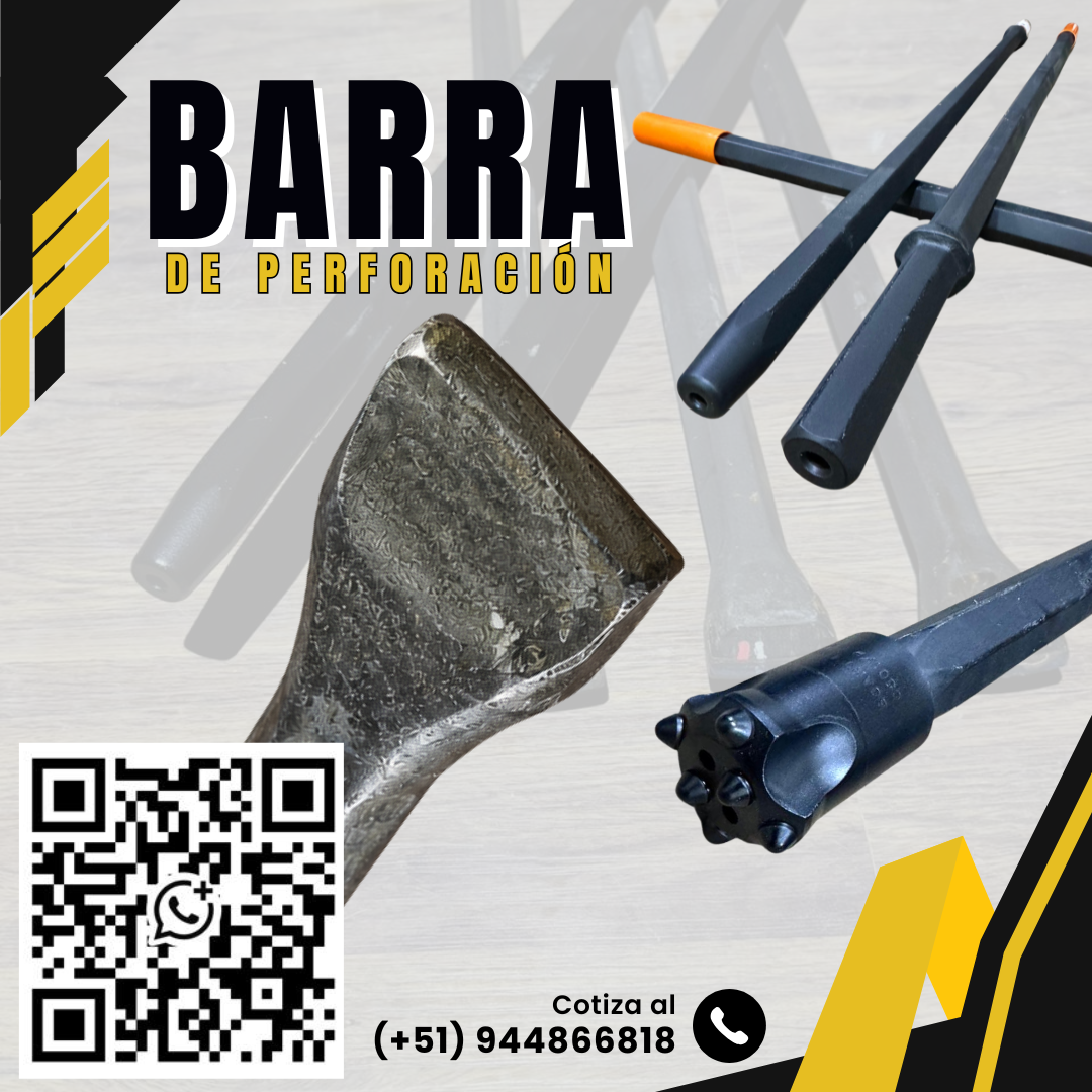 Servicio Profesional de Barras de Perforación Minera