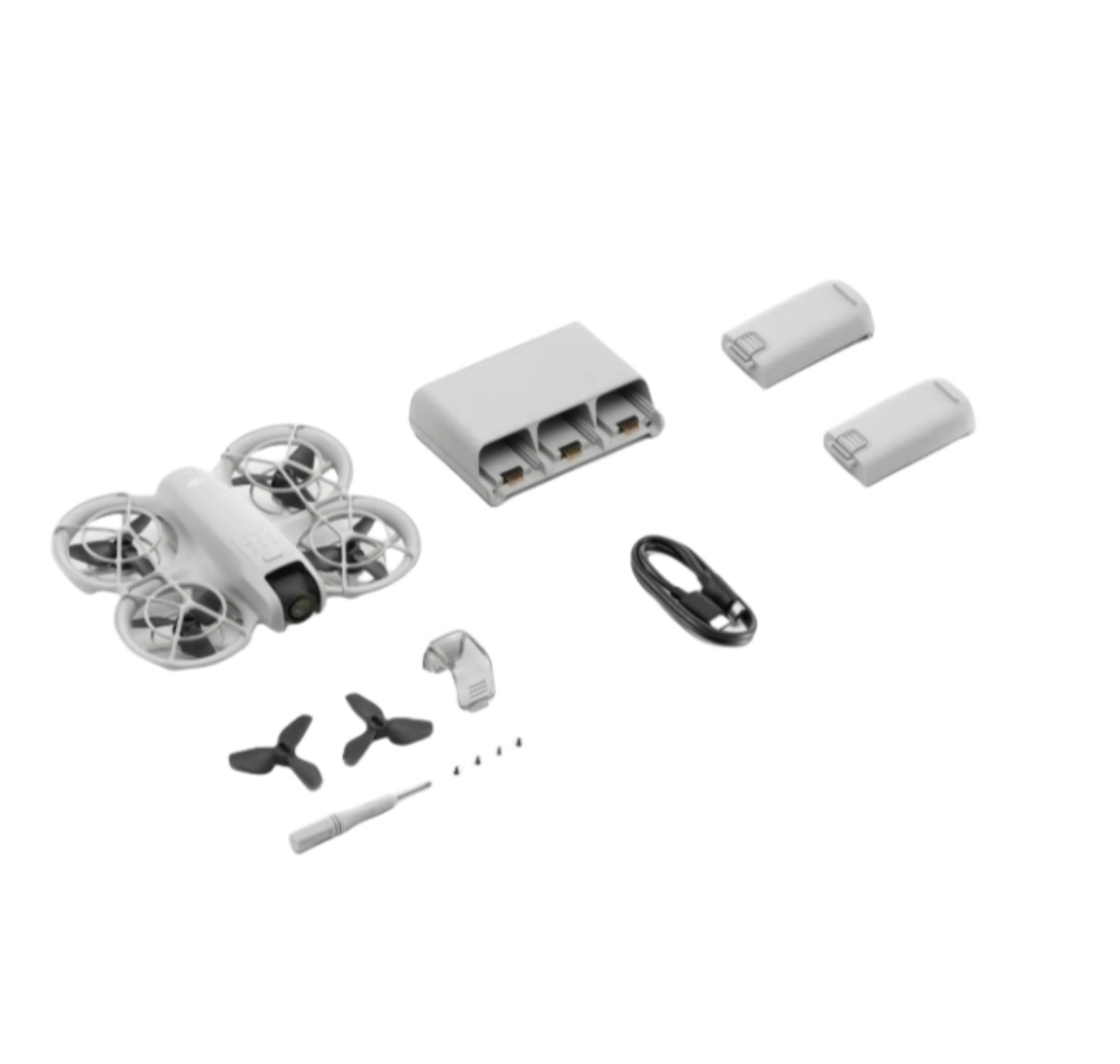$258.6 DJI Neo Combo - Palm-Sized 4K Stabilized Video Drone with 3 Batteries (Open Box- Orig 289)63855883856259123