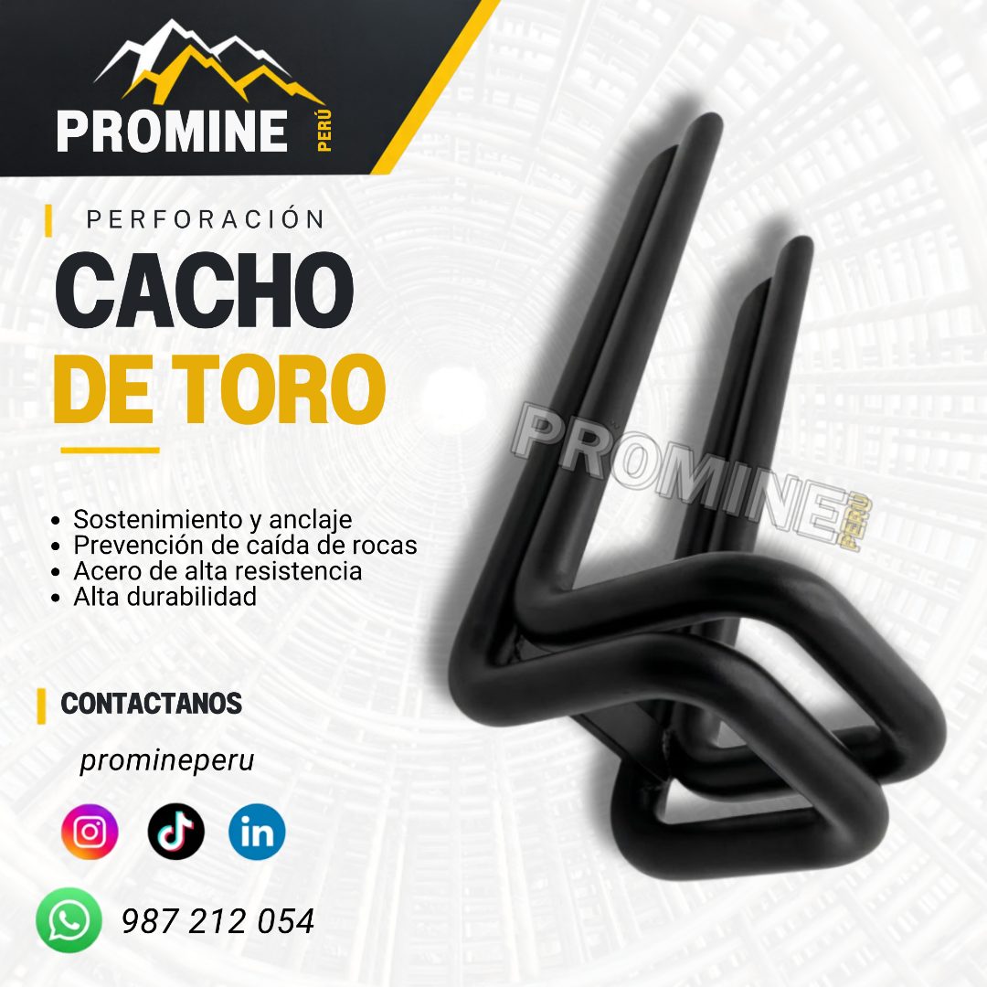 Servicio de perforación con cacho de toro