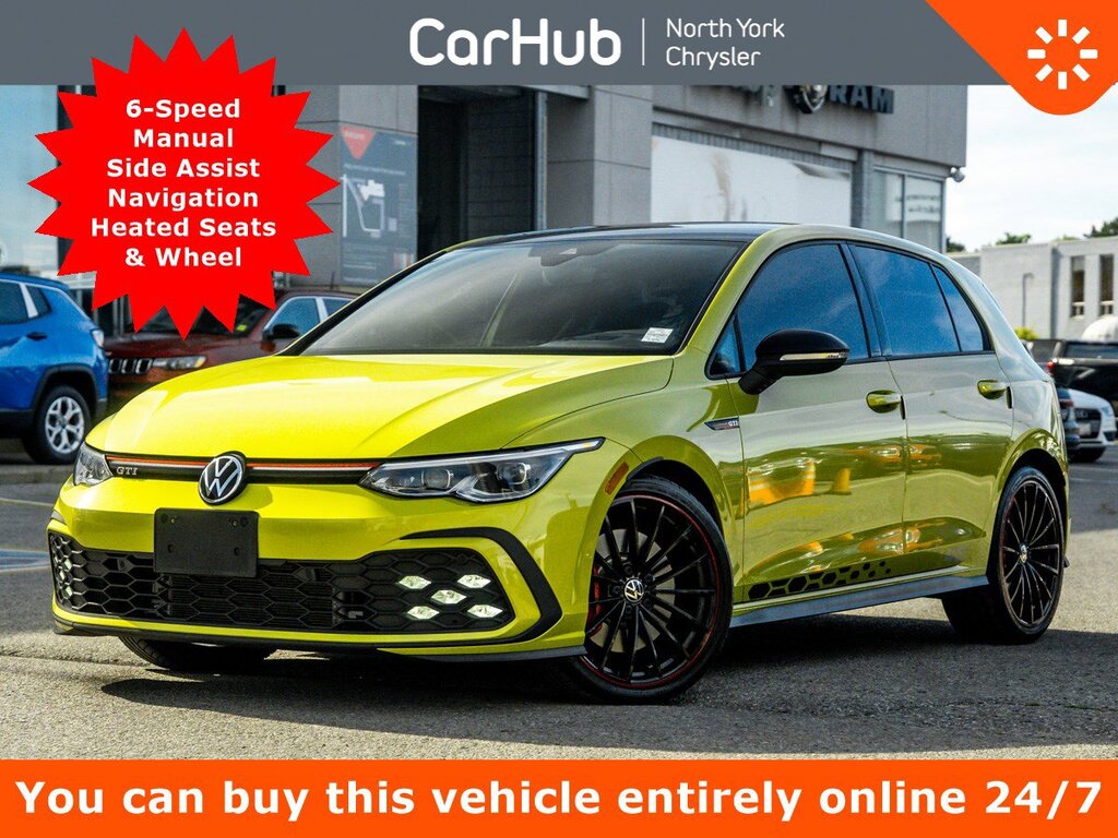 2023 Volkswagen Golf GTI 40th Anniversary 6-Speed Manual Side Assist Naviga