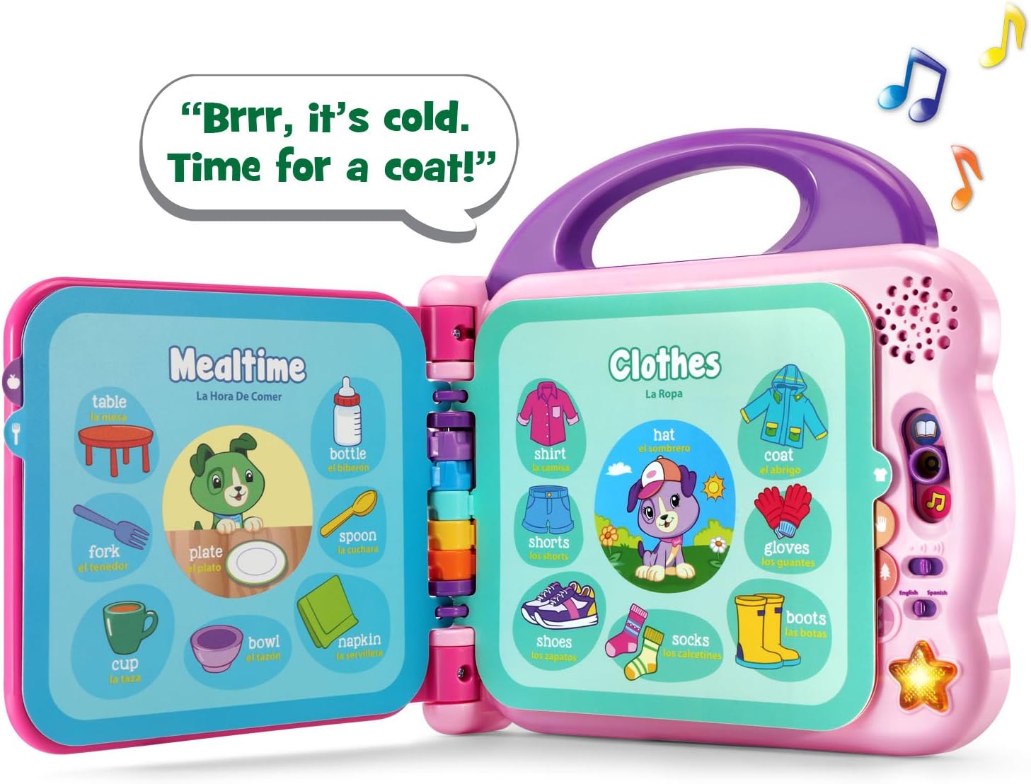 LeapFrog Scout and Violet 100 Words Book for ages 18+ months Purple  (Open Box)63678752236291124