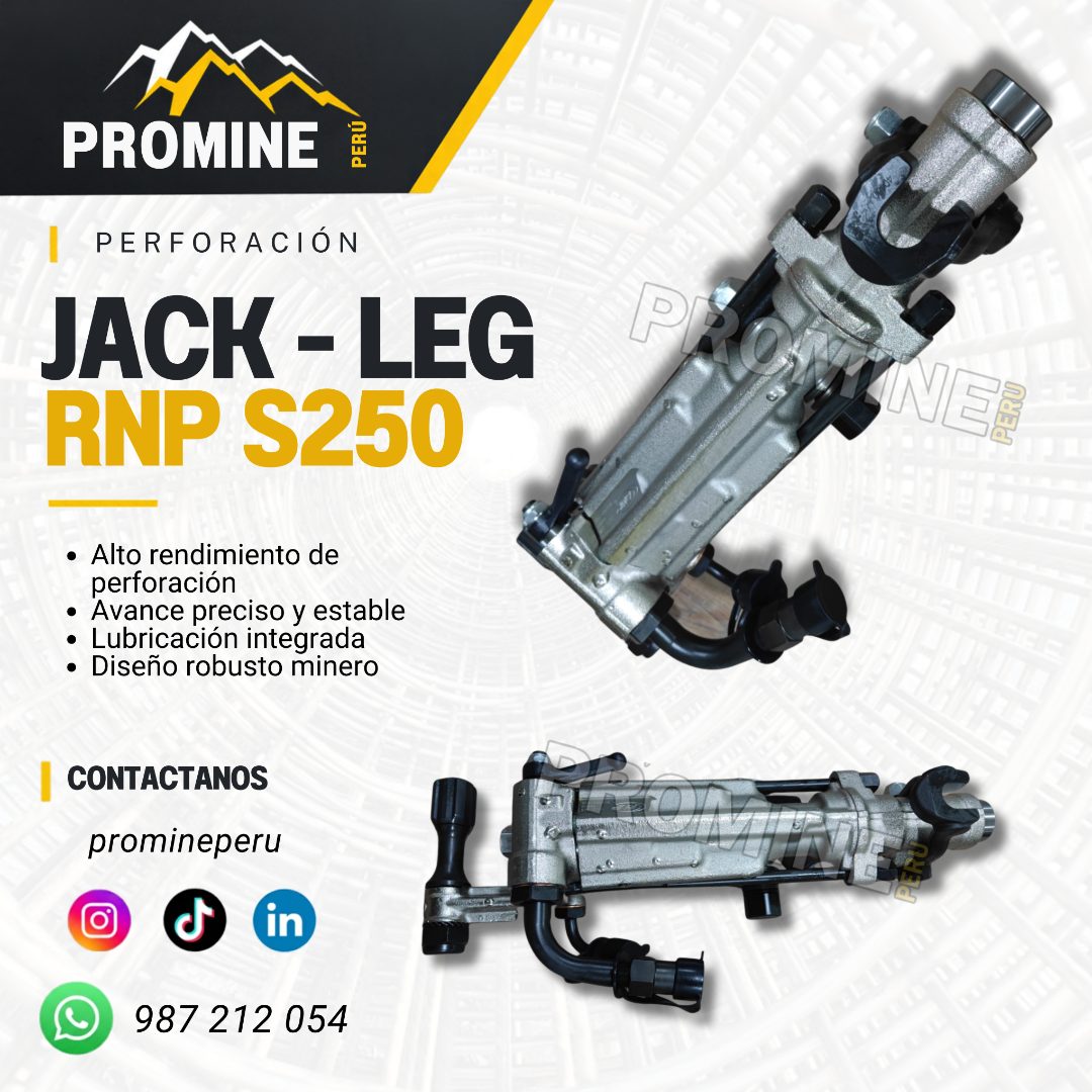Servicio de perforación profesional con equipo Jack-Leg S250