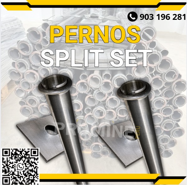 Servicio de venta de pernos friccionantes split set