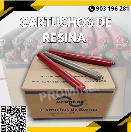 Servicio de anclaje con cartuchos de resina