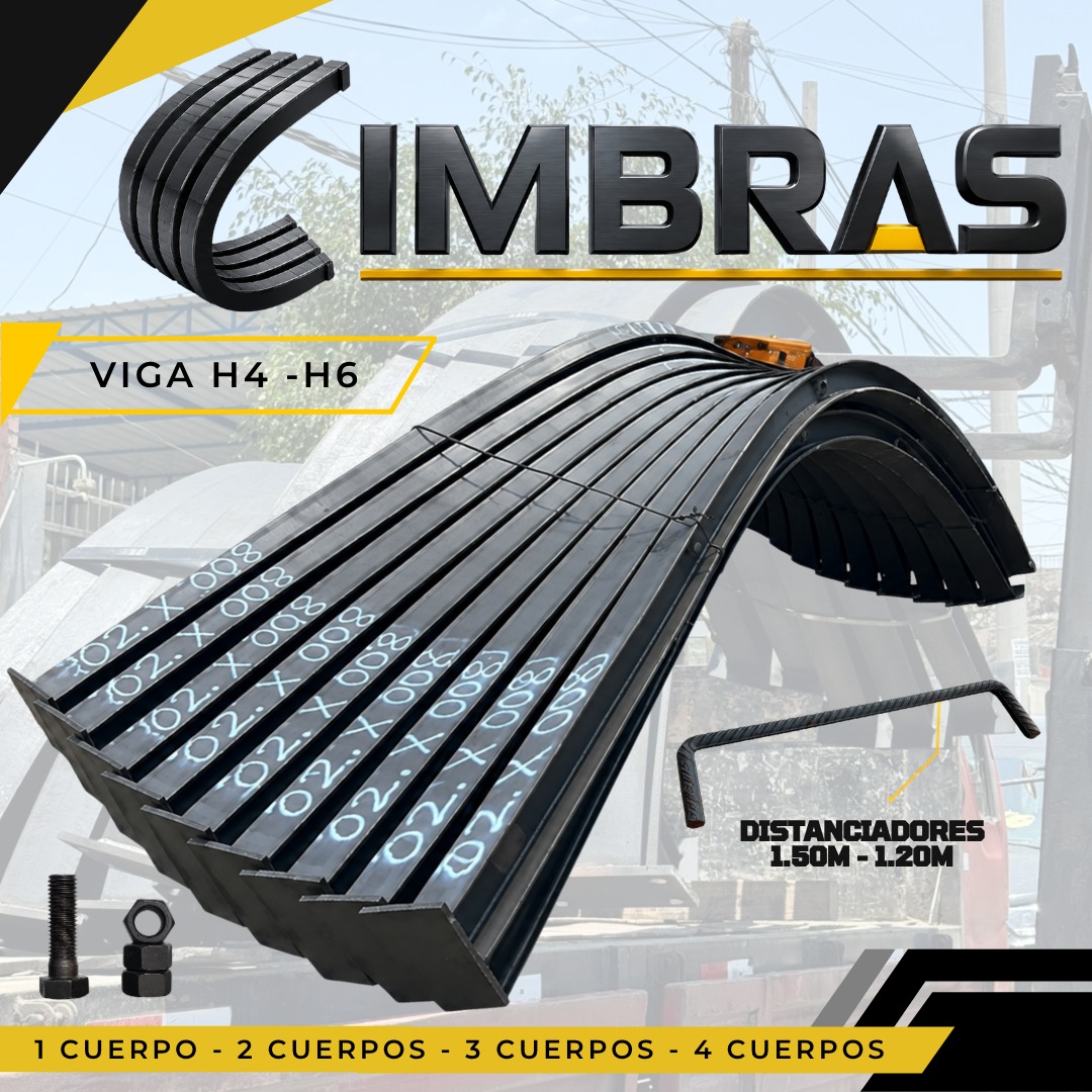 Servicio de instalación de vigas cimbras para construcción