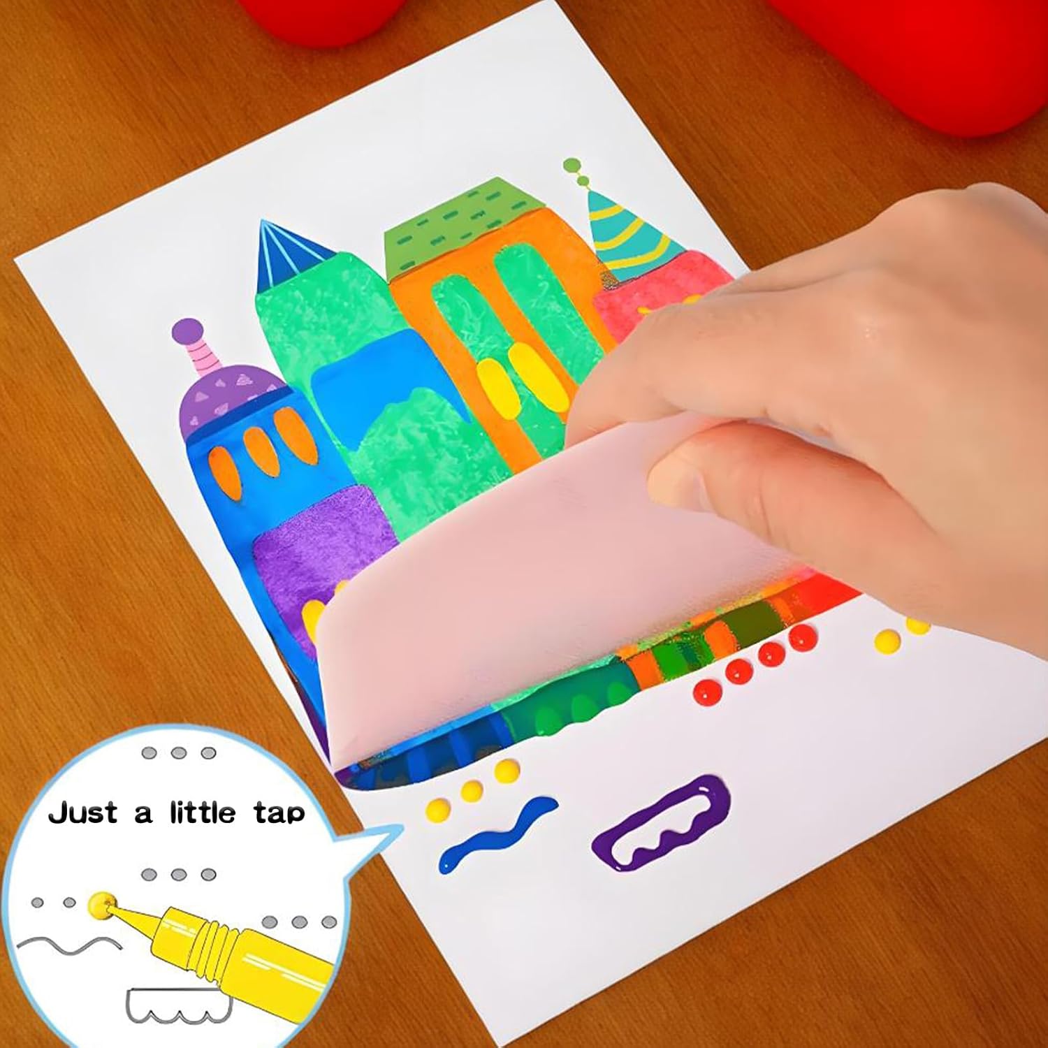 Children's Rainbow Creative Scratch set65098683852418123