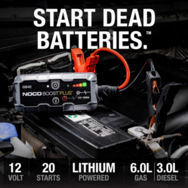 NOCO Boost GB40: 1000A Arrancador de seguridad ultra –63050333998977121